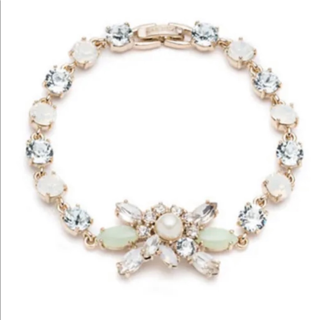 Marchesa Gold Tone Crystal Bracelet